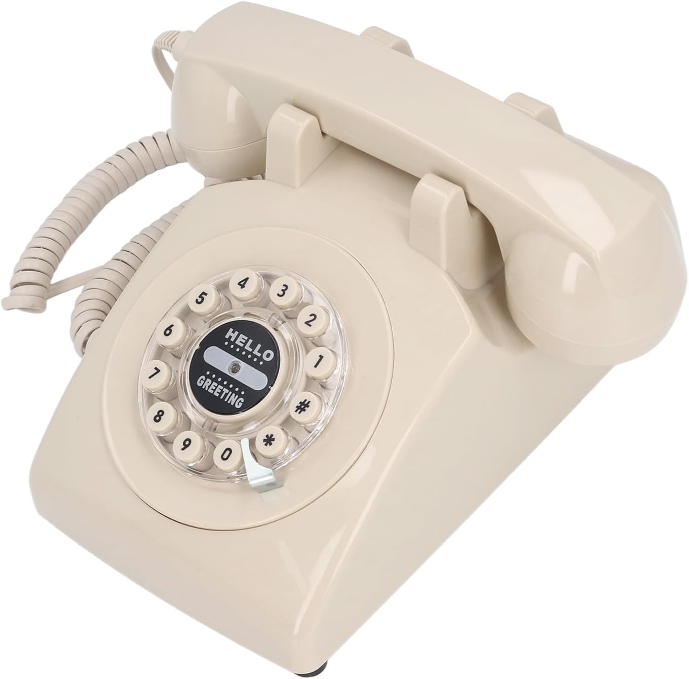 Asixxsix Audio Guest Book, 120 Hours Recording 8G Capacity Vintage Audio Guest Book Wedding Phone Record Customized Audio Messages Personalized Guest Book Telephone for Wedding Party