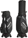 HELIX Golf Bag with Wheels, Retractable Golf Bag for Travel, Durable Course Golf Travel Cover