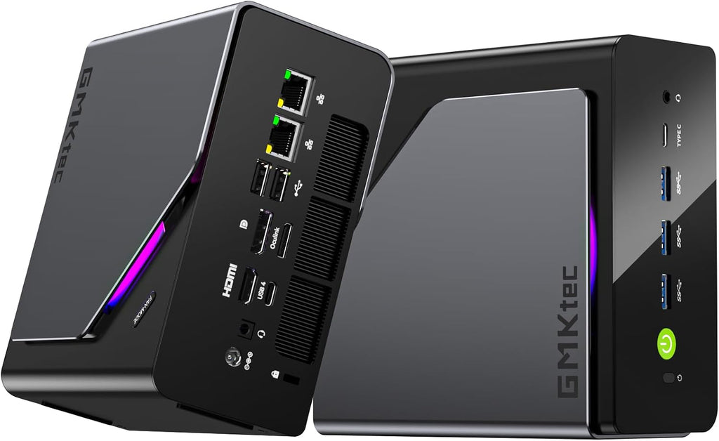 GMKtec K15 AI Mini PC Oculink, Intel Ultra 5 125U(12T/14C, Up to 4.3GHz), 3X M.2 2280 PCIe 4.0x4 MAX Storage Expansion, Dual NIC 2.5G, Quad Display HDM2.1,USB4,WiFi 6E, Mini Computer(No RAM/SSD/OS)