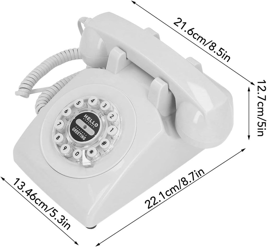 Audio Guest Book, 120 Hours Recording 8G Capacity Vintage Audio Guest Book Wedding Phone Record Customized Audio Messages Personalized Guest Book Telephone for Wedding Party