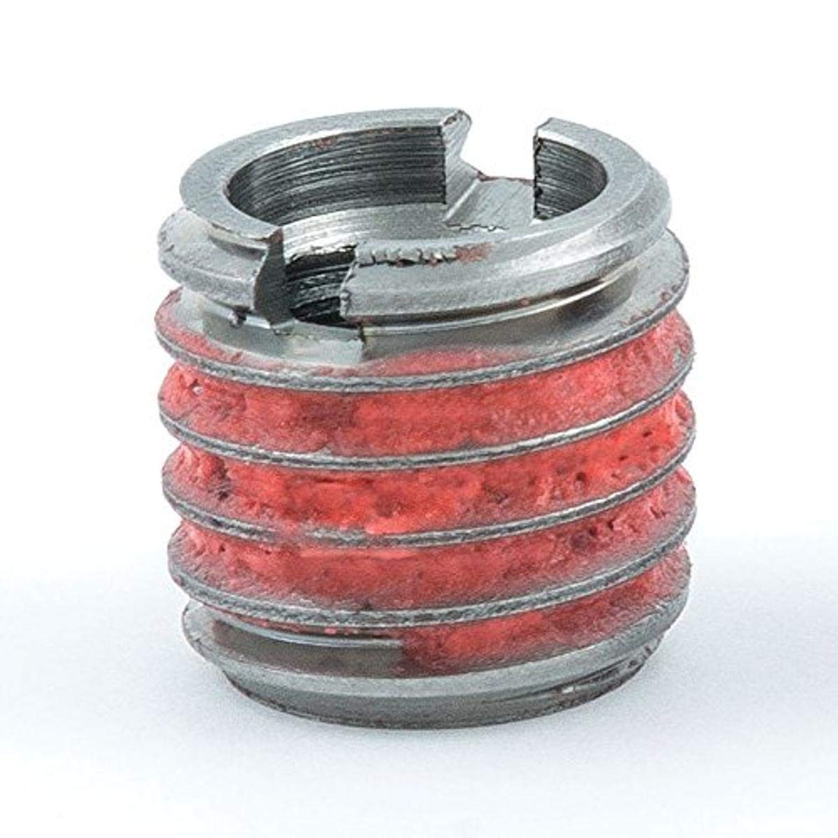 E-Z LOK Threaded Insert for Metal - 303 Stainless Steel, 7/16-14 Internal, 5/8-11 External, 0.656' Length - Pack of 10 (50 Count Total)