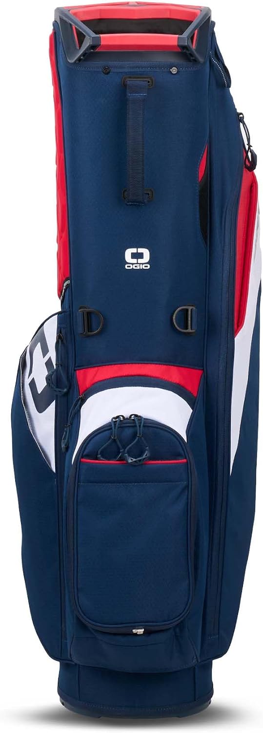 OGIO Golf Fuse 4 Stand Bag (Red/White/Blue)