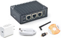 Nanopi R5S Computer Mini Routers OpenWRT with Three Gbps Ethernet Ports LPDDR4X 4GB RAM Mali-G52 GPU Rockchip RK3568 Soc for IOT NAS Smart Home Gateway Support Android FriendlyWrt Docker