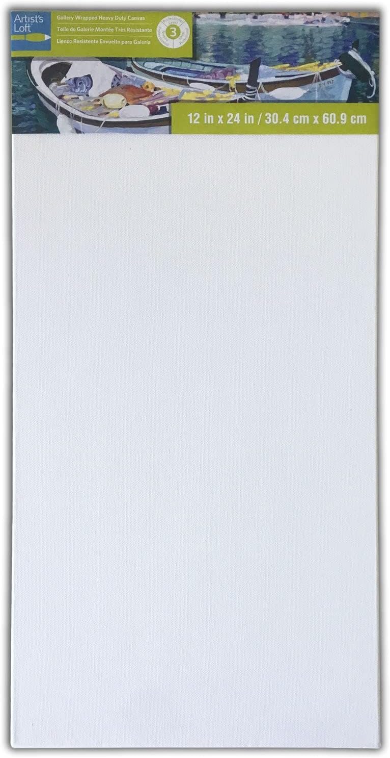 Artist's Loft Level 3 Gallery Wrapped Heavy Duty Canvas, 12 Pack