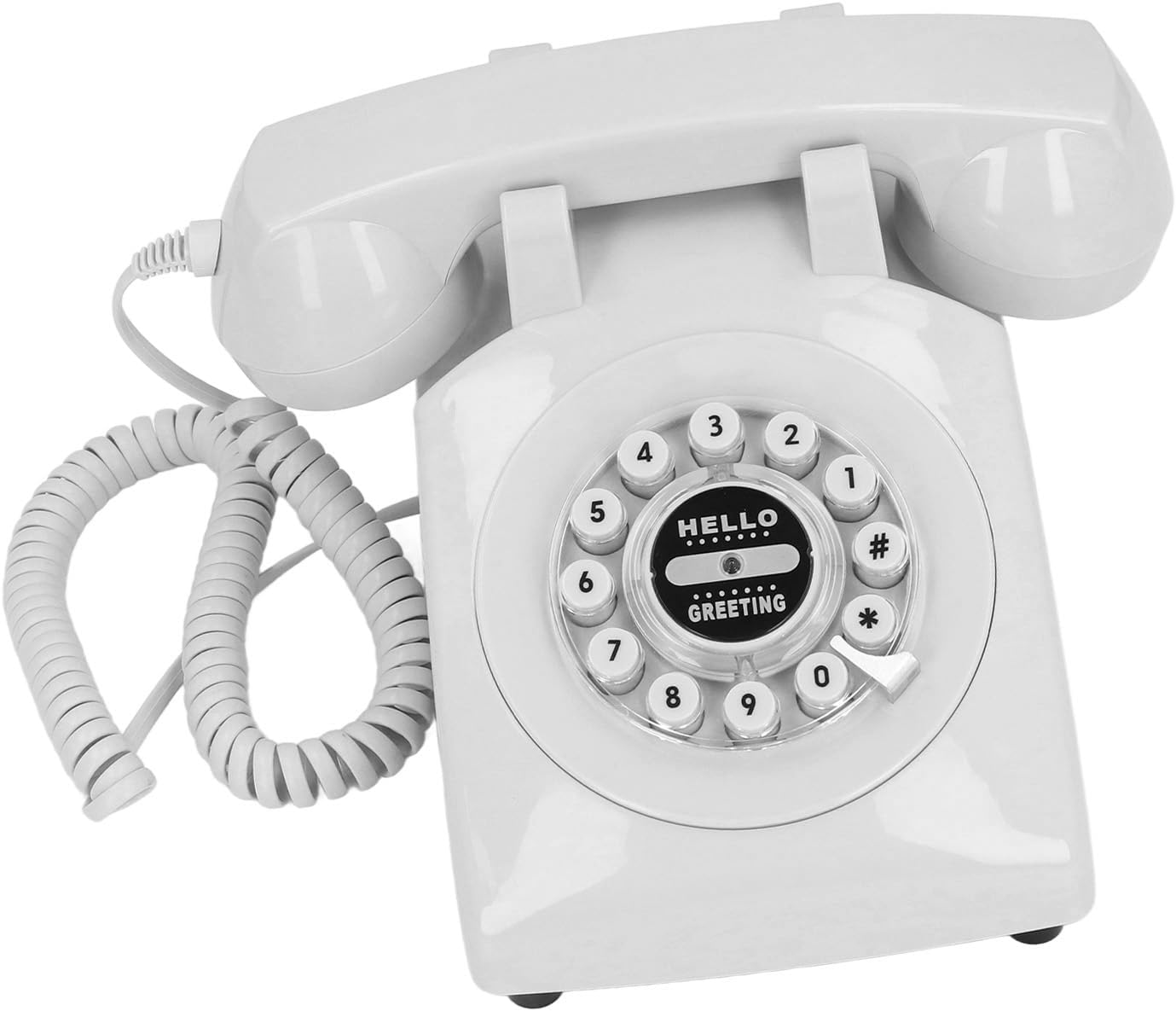 Audio Guest Book, 120 Hours Recording 8G Capacity Vintage Audio Guest Book Wedding Phone Record Customized Audio Messages Personalized Guest Book Telephone for Wedding Party
