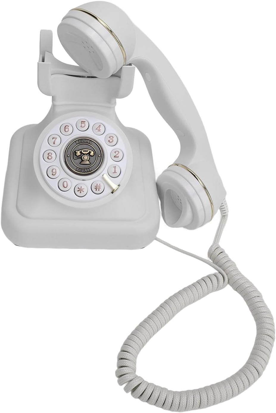 Fabater Audio Guest Book Record, Easy to Use Phone Audio GuestBook for Weddings Parties Funerals (White)