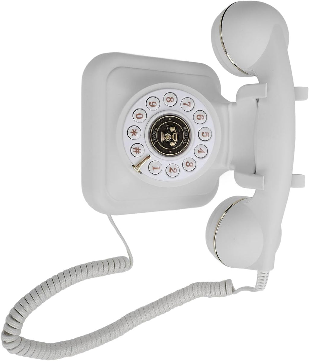 Fabater Audio Guest Book Record, Easy to Use Phone Audio GuestBook for Weddings Parties Funerals (White)