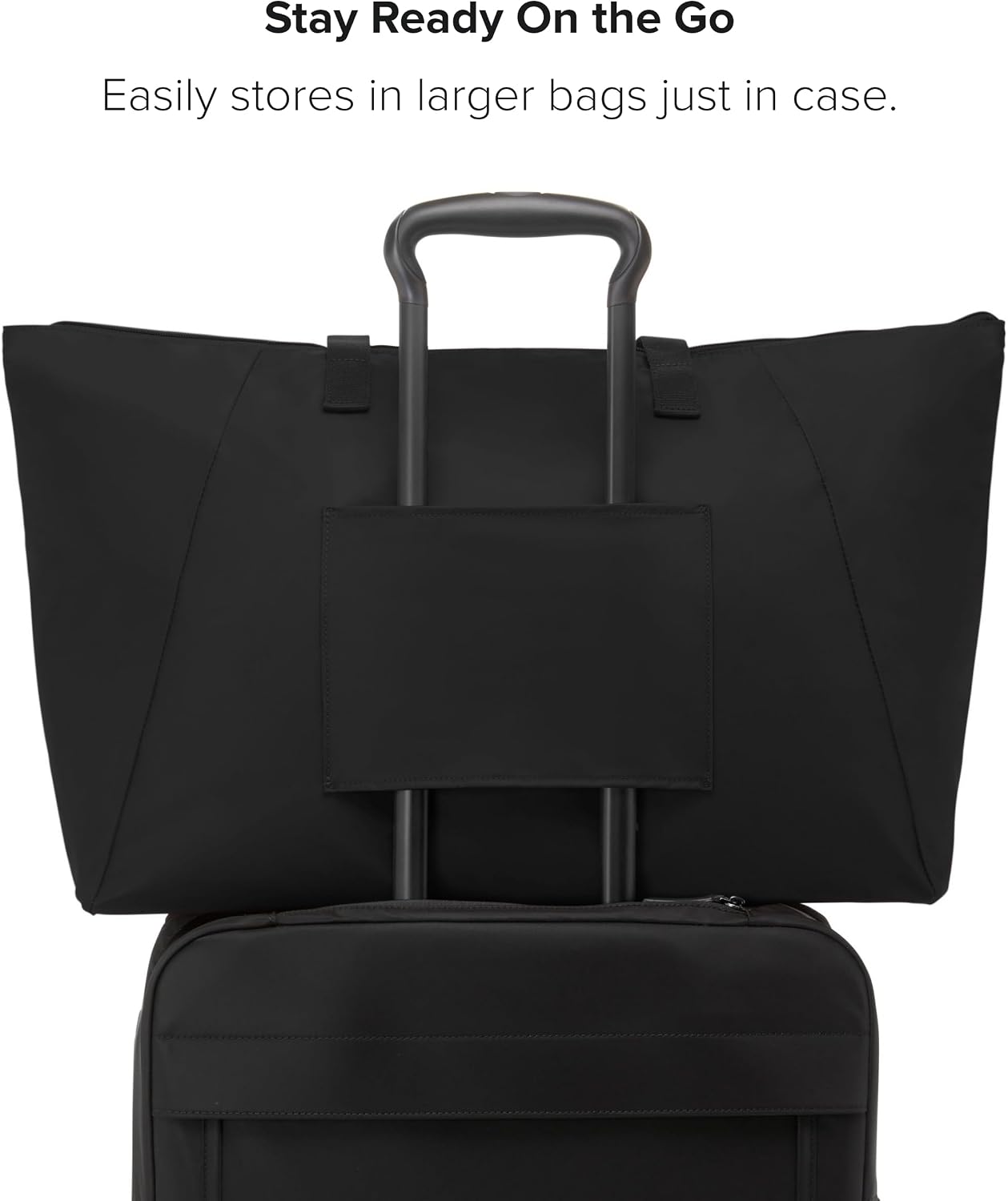 TUMI Just In Case Tote - Packable Travel Tote Bag for Women & Men - Carry Travel Accessories Easily