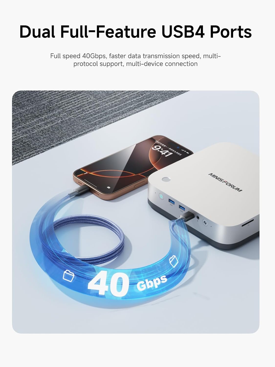 MINISFORUM Mini PC AI X1 Pro Barebone with AMD Ryzen AI 9 HX370(12Cores/24 Threads)&AMD Radeon 890M Mini Gaming PC,8K Quad Output(HDMI+DP+2xUSB4),Dual 2.5 LAN/WIFI7/BT5.4/Oculink,Copilot PC