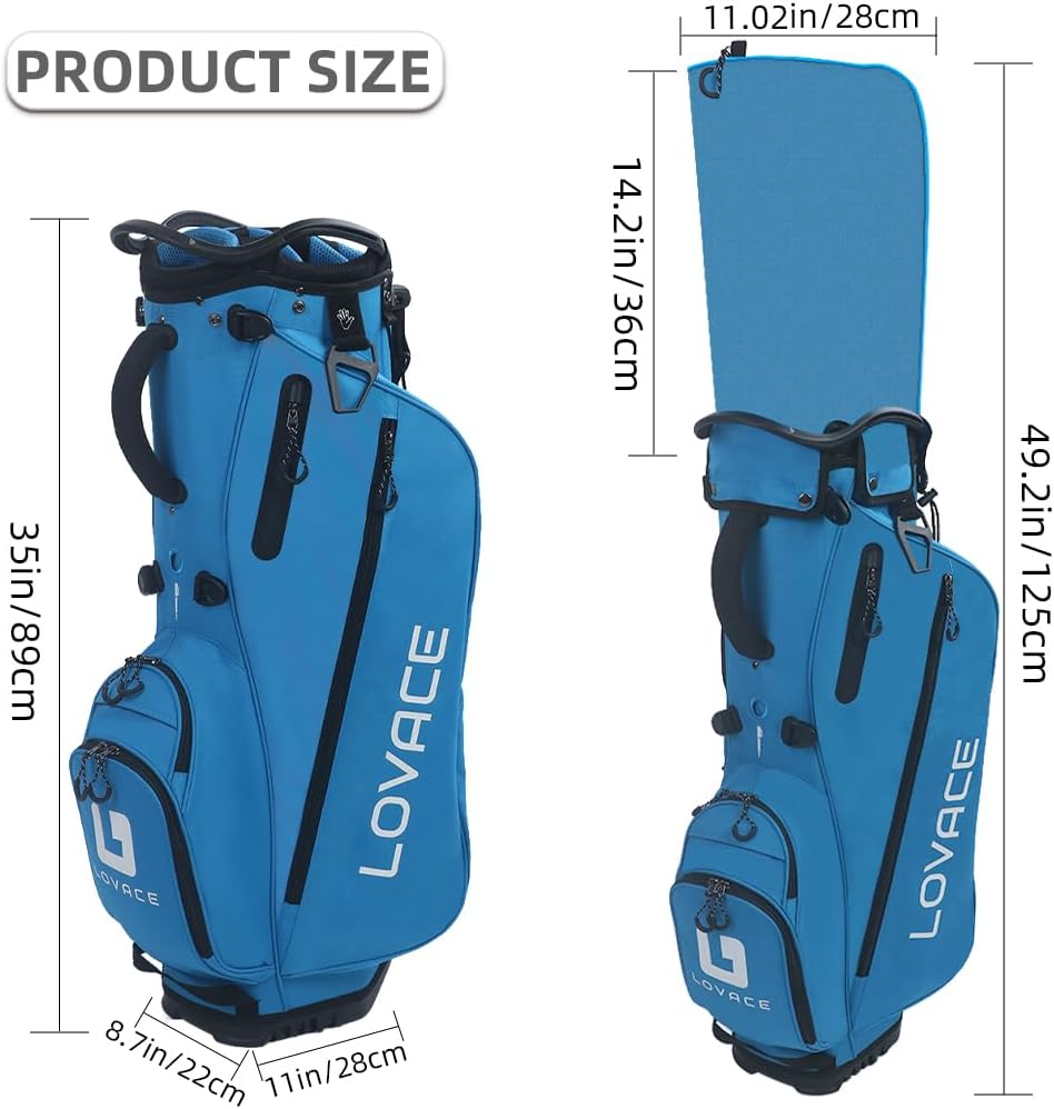 14 Way Golf Stand Bag, Lightweight Golf Bags with Stand for Men and Women