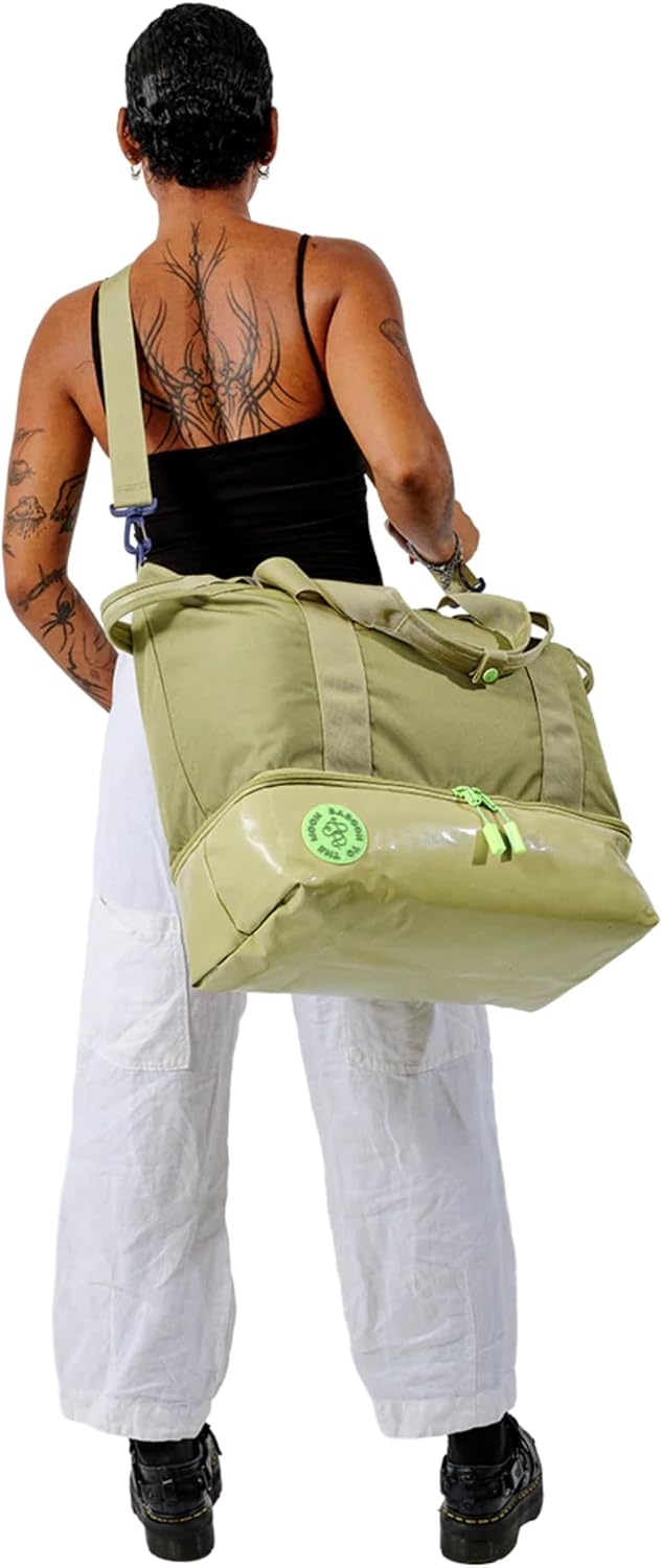 Baboon to the Moon Weekender Bag Duffle Bag with Shoe Compartment Carry On Overnight Travel Bags Lightweight Expandable Travel Duffel for Women (Circuit)