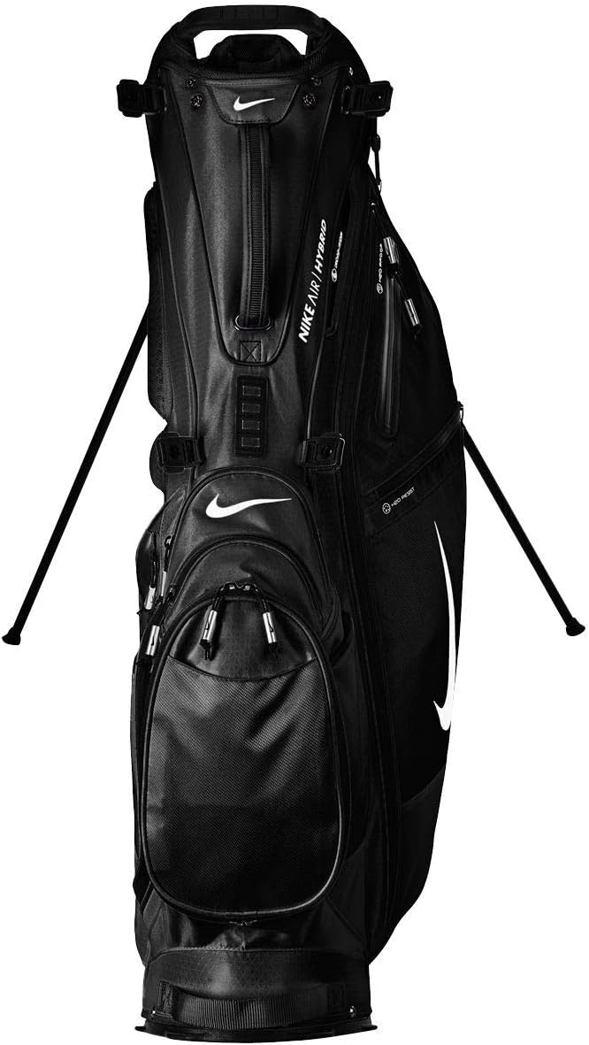 Nike Golf Stand Bag - Air Hybrid, Sports, Lite - Unisex (AIR Hybrid - Black (14-Divider))