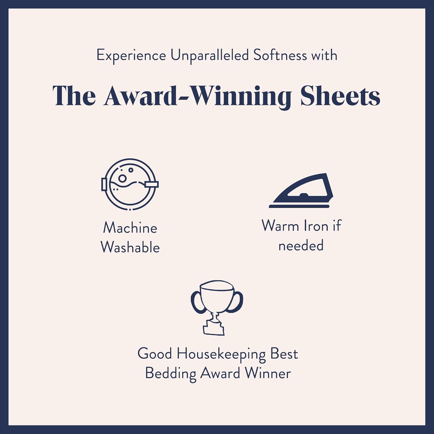 Brooklinen Luxury Sateen 4 Piece Sheet Set - 100% Cotton Sateen Sheets, Soft & Durable King Size Sheets Set in Abyss Blue, Oeko-TEX Certified Bedding Set, 1 Fitted Sheet, 1 Flat Sheet, 2 Pillowcases