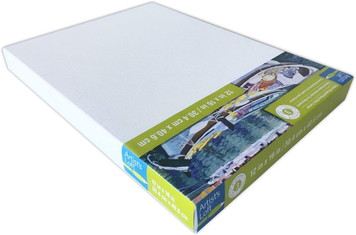Artist's Loft Level 3 Gallery Wrapped Heavy Duty Canvas, 12 Pack