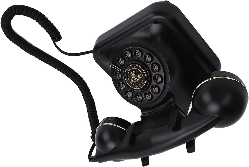 Phone Audio GuestBook, Compact Audio Messages Guest Book Vintage 120 Hours Recording 8G Capacity User Friendly for Weddings Parties Funerals (Black), #512