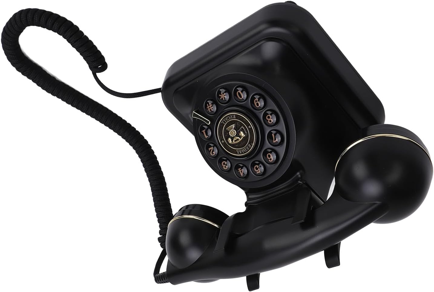 Phone Audio GuestBook, Compact Audio Messages Guest Book Vintage 120 Hours Recording 8G Capacity User Friendly for Weddings Parties Funerals (Black), #512