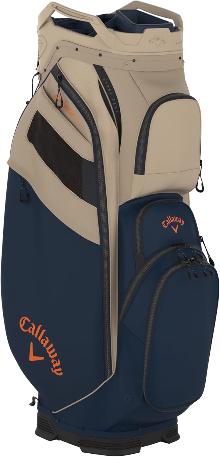 Callaway Golf ORG 14 Cart Bag (Navy/Flow Yellow)