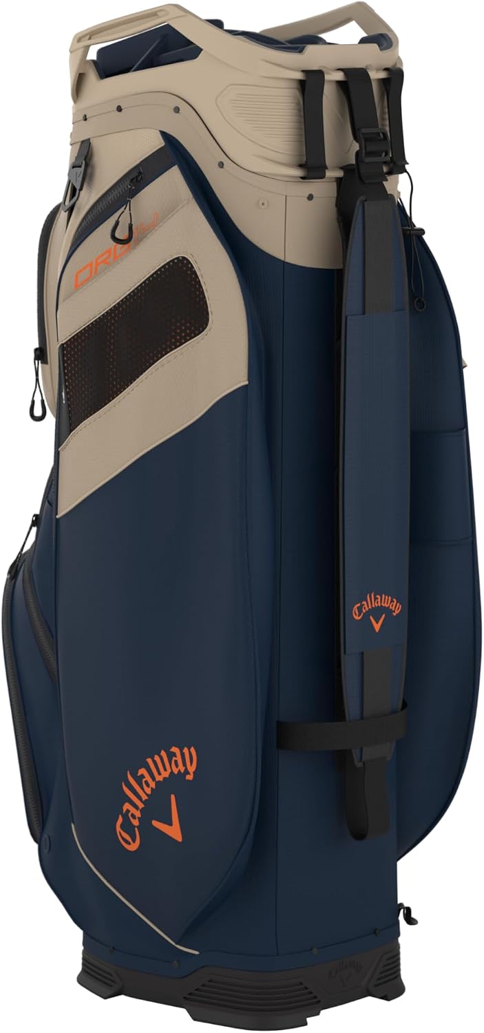Callaway Golf ORG 14 Cart Bag (Navy/Flow Yellow)