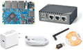 Nanopi R6C Portable Computer Mini Router with 2.5G PCle Gbps Ethernet, LPDDR4X 8GB RAM 64GB eMMC, 6Tops NPU Mali-G610 GPU Rockchip RK3588S SoC for NAS IoT Smart Gateway, Support FriendlyWrt Ubuntu