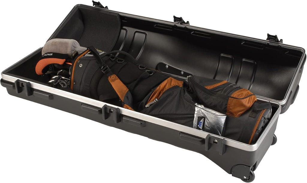 SKB Staff ATA Hard Shell Plastic Golf Travel Case for Cart Bags