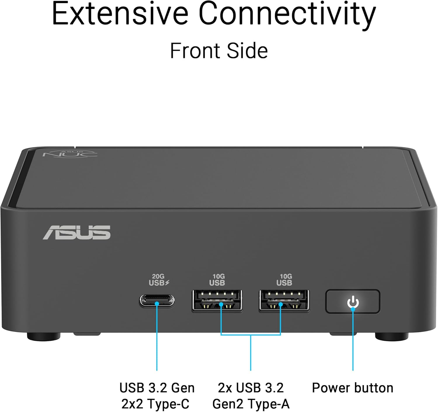 ASUS NUC 15 Pro Slim Full System Mini PC with Intel Series 1 Core 3 100U, 16GB DDR5 RAM, 512GB PCIe G4x4 NVMe SSD, Thunderbolt™ 4, WiFi 7 & Bluetooth 5.4, Toolless Chassis Access, VESA Mount Included