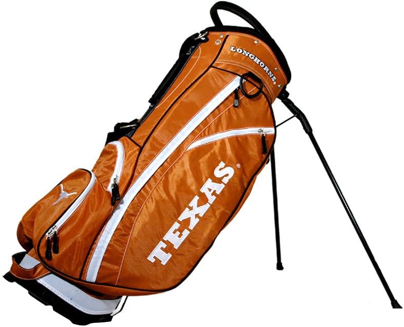 Team Golf NCAA Fairway Golf Stand Bag, Lightweight, 14-Way Top, Spring Action Stand, Insulated Cooler Pocket, Padded Strap, Umbrella Holder & Removable Rain Hood