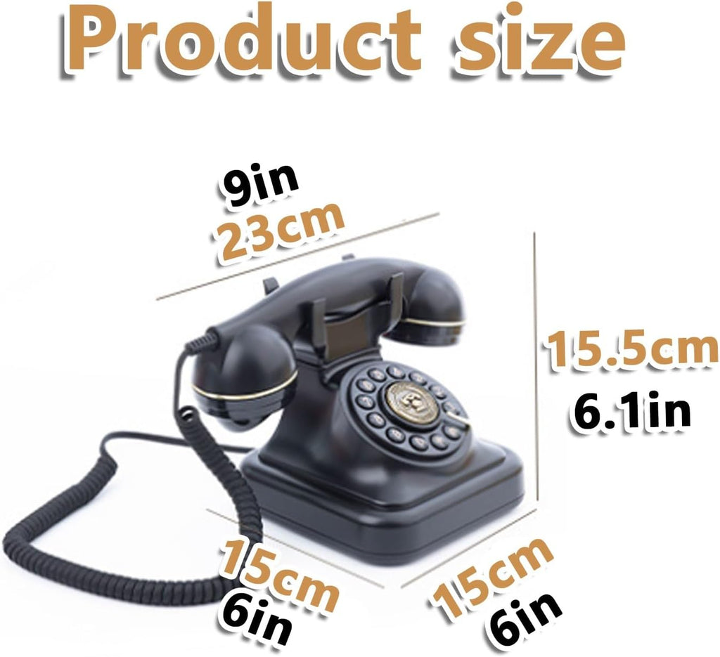 Audio Guest Book Wedding Phone, After The Tone Guest Phone Wedding,Customized Audio Guestbook Phone,Vintage Rotary Styled Record Guest Book Telephone for A Variety of Memorable Party Occasions