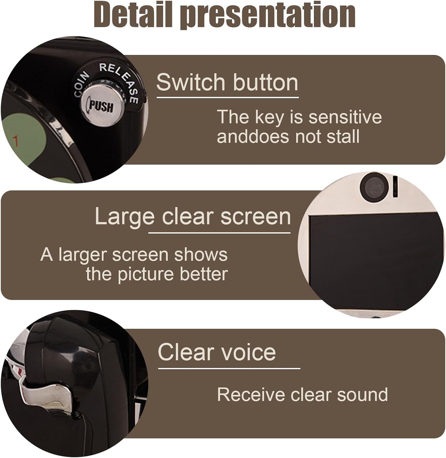 Video Audio Guest Book, Retro Guest Book Phone, Wedding Video Recording Phone, 1080P HD Video & Audio, 32GB Storage, Perfect for Showers & Birthdays(Red)