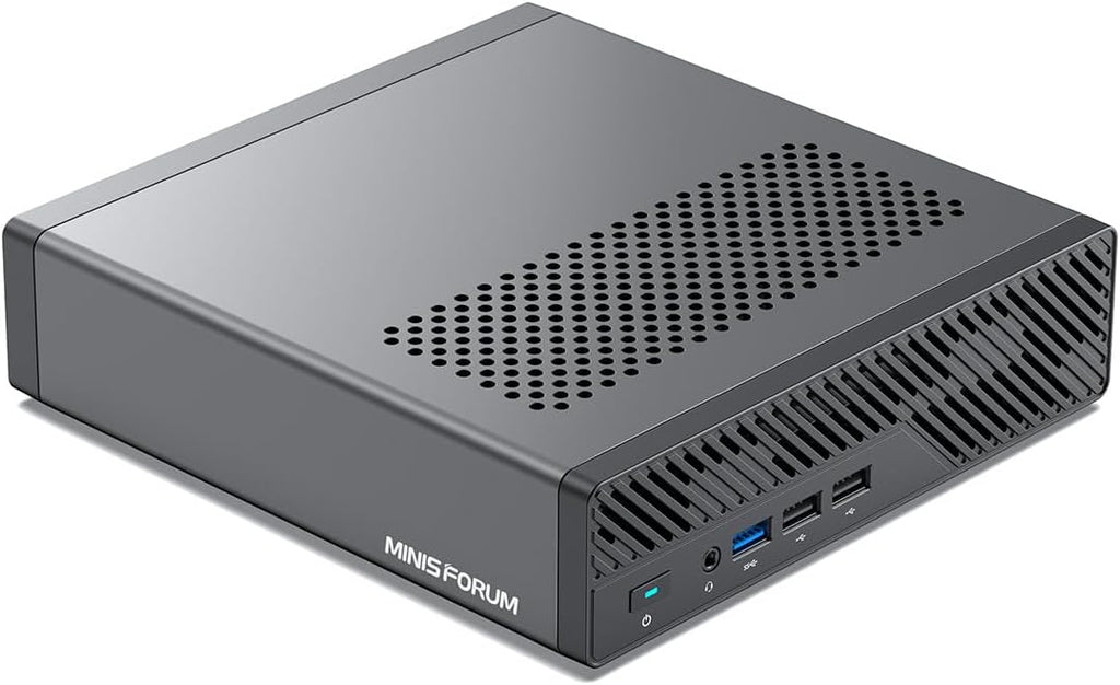 MINISFORUM MS-A1 Mini Workstation Barebone Mini PC, HDMI|DP|USB-C Triple 4K Output, 4X PCIe SSD Slot, 2X 2.5G Ethernet Port, 4X USB, Support AMD AMS Socket CPU/Discrete Graphics Cards