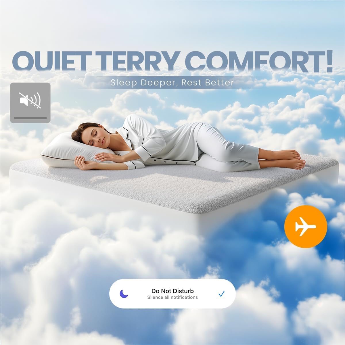 Queen Size Mattress Protector Waterproof 14 Pack, Premium 200 GSM Terry Mattress Cover, Soft & Breathable Bed Cover, Fitted Sheet Style Stretchable Deep Pockets 17' by Utopia Bedding (White)