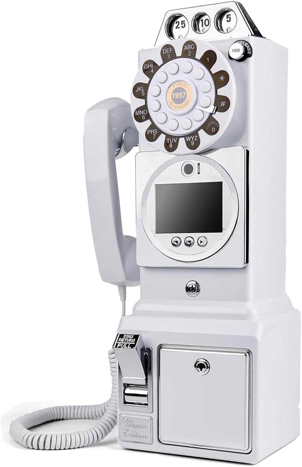 Video & Audio Guest Book, Wedding Phone Guestbook with Lens Recording, 64G Memory Card, 1080p HD Video Guestbook for Engagements/Anniversaries/Graduation, Record Your Special Occasions,White