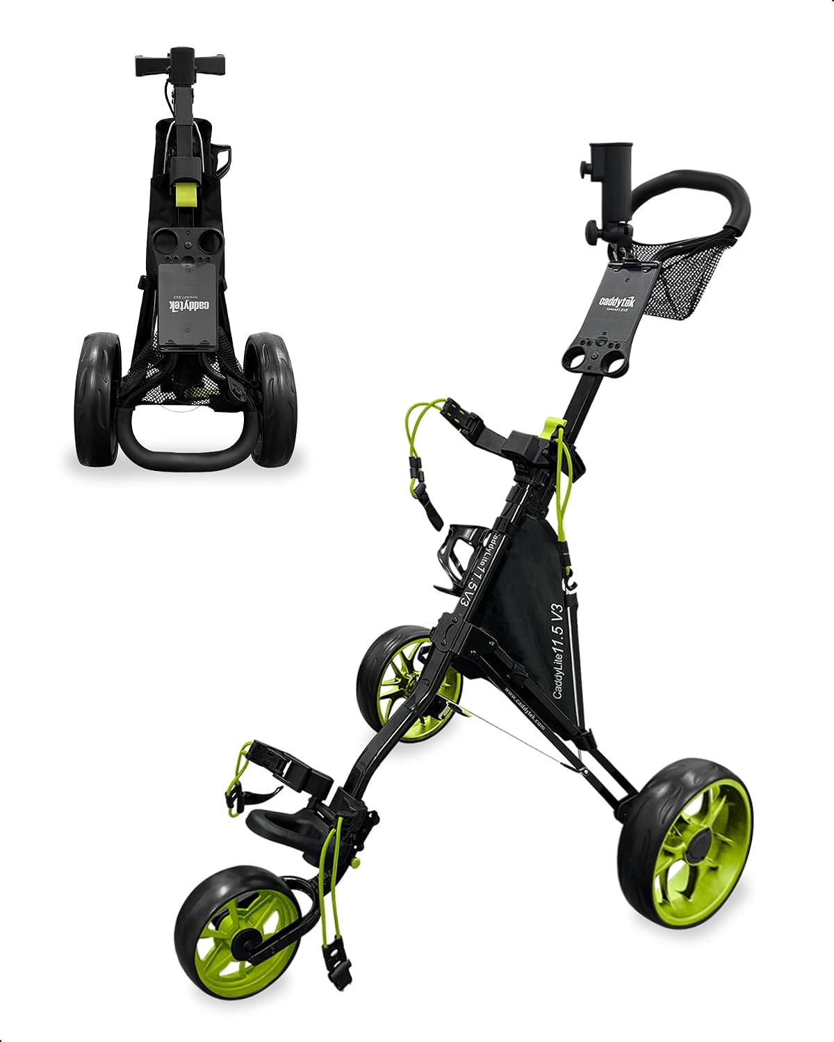 Caddytek Golf CaddyLite 11.5 V3 Superlite Deluxe Push Cart