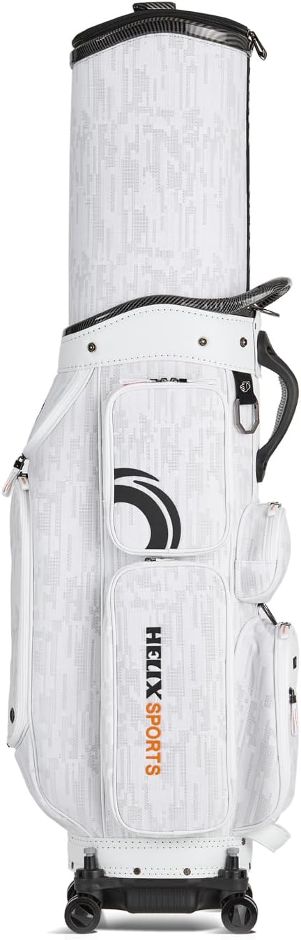 HELIX Rolling Golf Travel Bag with Retractable Top – Wheeled Cart Bag for Daily Play & Airport Travel