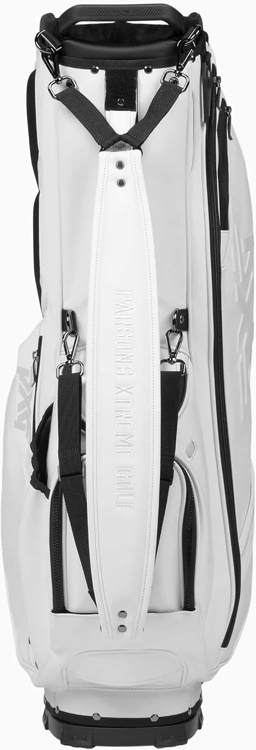 PXG Golf Carry Stand Bag, Xtreme, Deluxe, Lightweight, Aloha, with Carbon Fiber Stand Legs, 4-Way Top, 13 Pockets, Padded Back Panel, Insulated Water Bottle Pocket