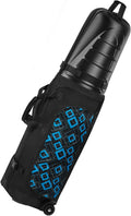 Golf Travel Bags for Airlines with Reinforced Wheels, Hard Case Top and 1680D Heavy Duty Oxford Protect Golf Clubs, Lightweight and Easy to Use