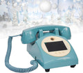 Video Audio Guest Book Wedding Phone, 1080p Hd Retro Video Phone Guest Book, Wedding Phone Customized Video Messages, Record Preserve Special Occasions, for Weddings Blue-64GB