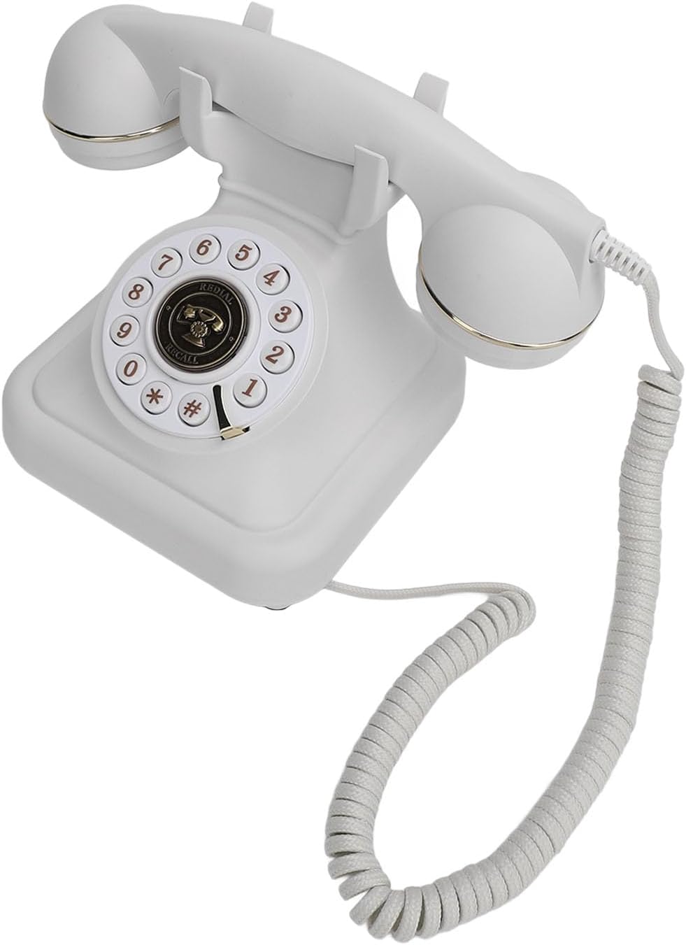 Fabater Audio Guest Book Record, Easy to Use Phone Audio GuestBook for Weddings Parties Funerals (White)