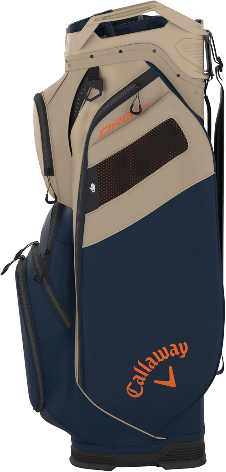 Callaway Golf ORG 14 Cart Bag (Navy/Flow Yellow)