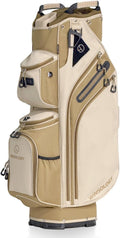 Max Lightweight Golf Cart Bag with Dual Handles and 14 Way Individual Full Length Dividers, Golf Club Bag with 11 Pockets, Large Putter Well, Double Strap Cooler for Men & Women