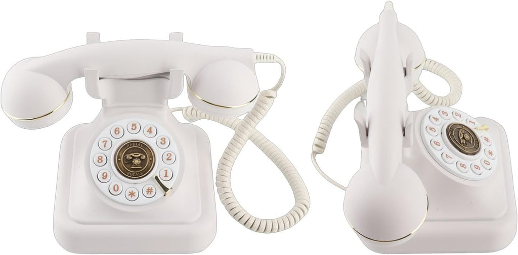 Audio Guest Book for Wedding, Record Customized Audio Message Landline Phone Retro, Decorative Unique Voicemail Message Recorder for Parties Birthdays Special Events