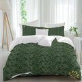 Prime Leader Flowers Duvet Cover Set Queen Size 4 Pieces Spring Green Yellow Daisy Floral Green Bedding Set with Zipper Closure, 1 Comforter Cover 92x106 Inches 1 Flat Sheet & 2 Pillow Cases