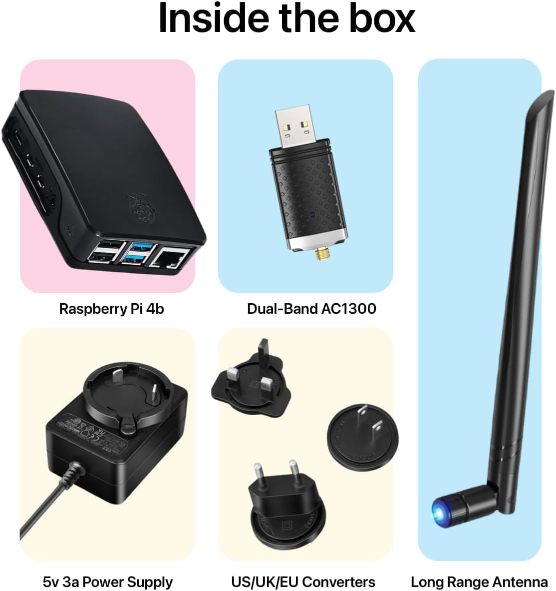 Pyramid Pi 4000 (Raspberry Pi Powered) Superfast VPN Travel Router | Dual-Band Portable WiFi Router for Travel, OpenWrt Open Source, AdGuard Built-in, RV/Business/Cruise