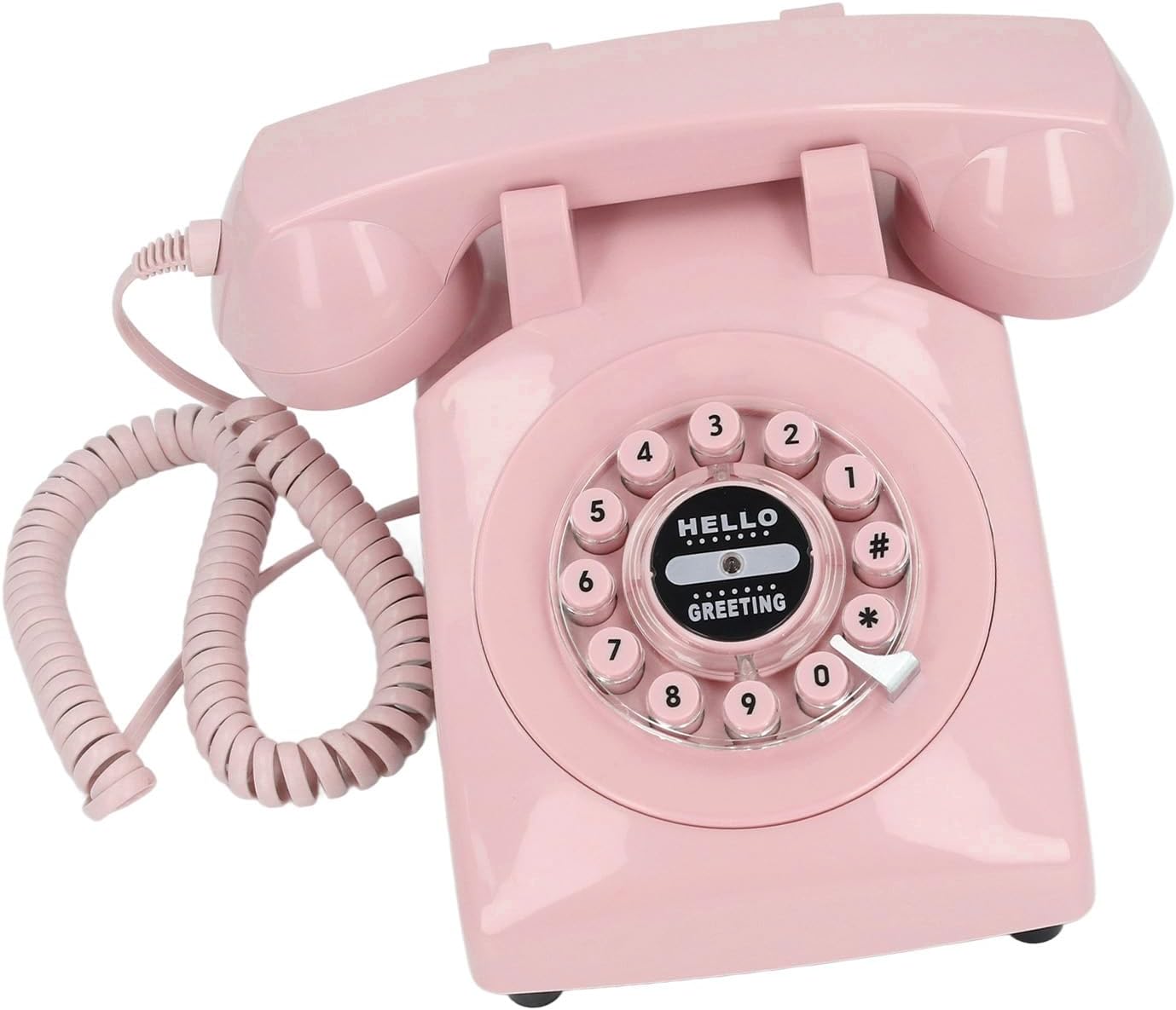 Audio Guest Book Wedding Phone, 120 Hours Recording 8G Capacity Audio Guestbook Phone for Wedding, Vintage Record Customized Audio Messages Guest Book for Bridal Shower, Birthday
