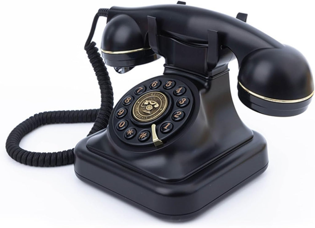 Audio Guest Book Wedding Phone, After The Tone Guest Phone Wedding,Customized Audio Guestbook Phone,Vintage Rotary Styled Record Guest Book Telephone for A Variety of Memorable Party Occasions