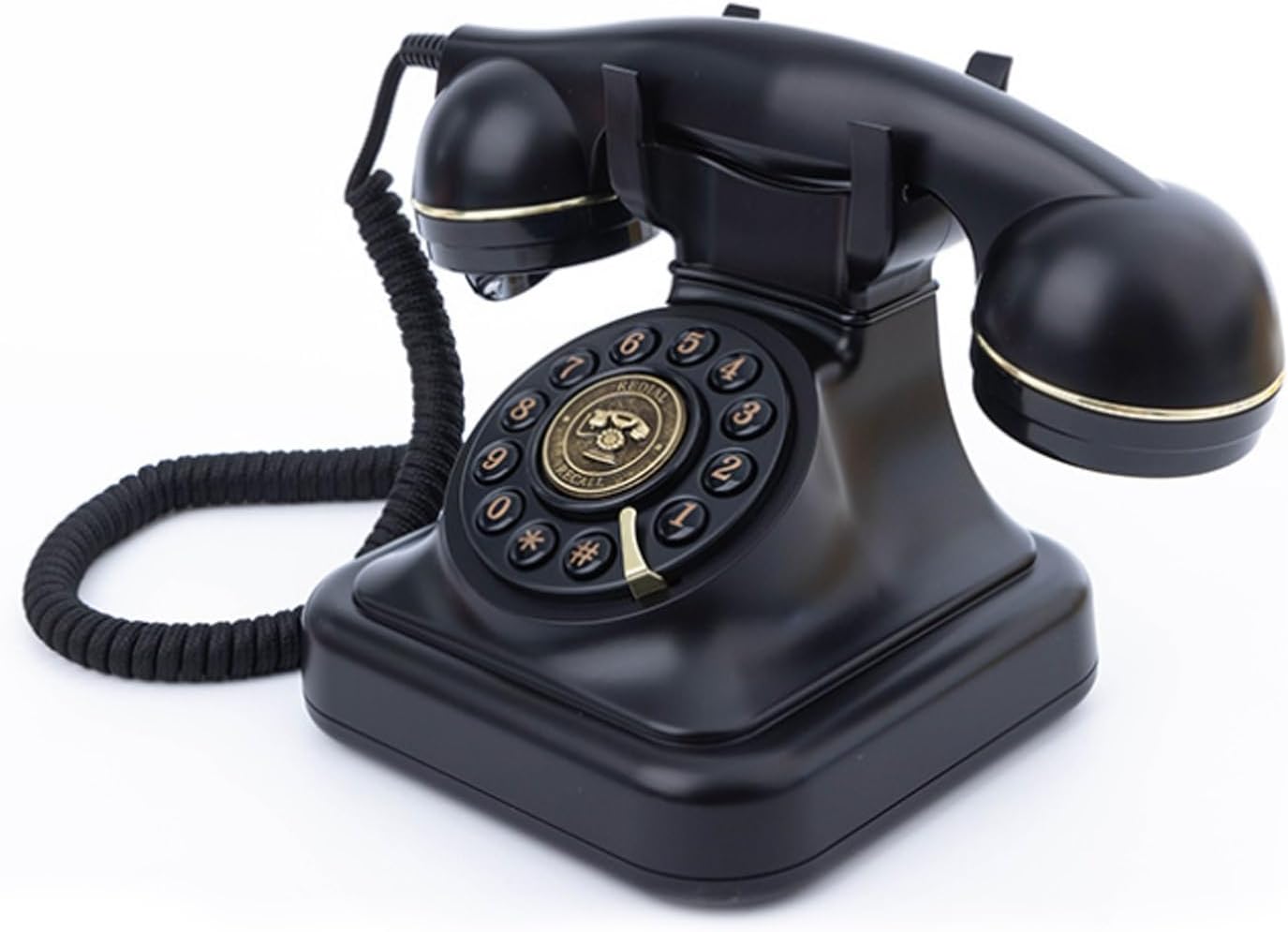 Audio Guest Book Wedding Phone, After The Tone Guest Phone Wedding,Customized Audio Guestbook Phone,Vintage Rotary Styled Record Guest Book Telephone for A Variety of Memorable Party Occasions