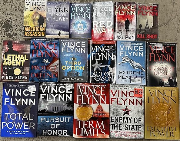 Complete 19-book MITCH RAPP Flynn Series -- American Assassin/ Kill Shot/ Transfer of Power/ Third Option/ Separation of Power/ Executive Power/ Memorial Day/ Consent to Kill/ Act of Treason/ +PLUS+