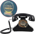 Audio Guestbook Telephone for Wedding Party Gathering (Black)