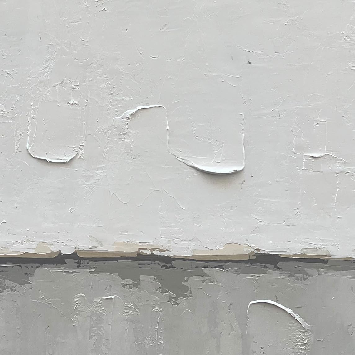 NANKAI Art A large modern art painting in a minimalist grey and white style, suitable for wall decoration in homes or offices. 24x60 inches