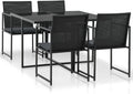 5 Piece Patio Dining Set with Cushions Poly Rattan Blackqueen Bed Frame with headboard Queen Size Bed Frame King Size Bed Frame King Platform Bed Frame Metal Bed Frame Queen Size