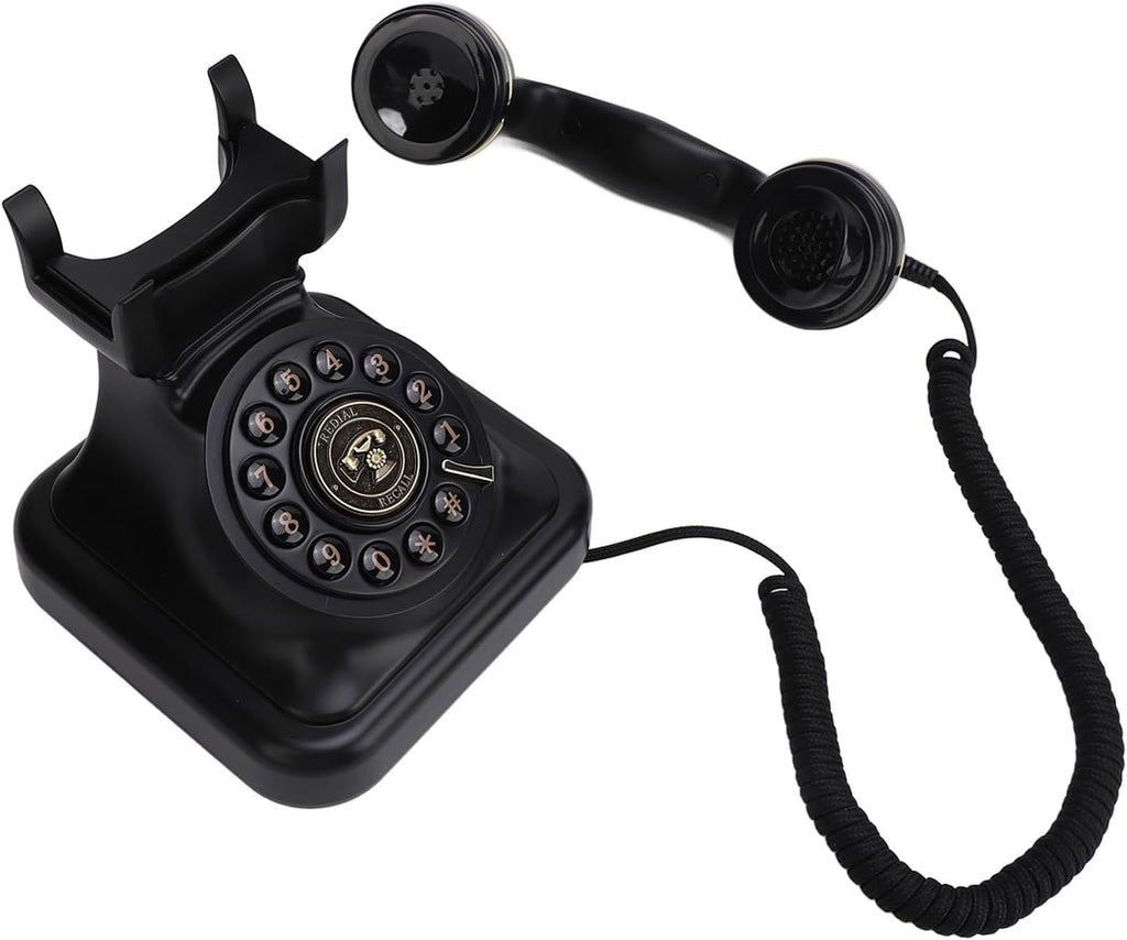 Phone Audio GuestBook, Compact Audio Messages Guest Book Vintage 120 Hours Recording 8G Capacity User Friendly for Weddings Parties Funerals (Black), #512